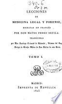 Lecciones de medicina legal y forense, escritas en francés