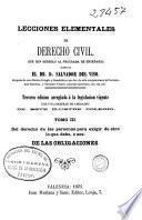 Lecciones elementales de derecho civil