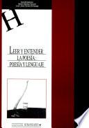 Leer y entender la poesía