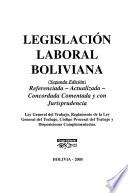 Legislación laboral boliviana