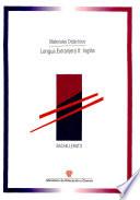 Lengua extranjera II: inglés. Materiales didácticos. Bachillerato