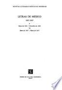 Letras de Mexico, I-VI