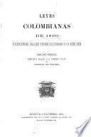 Leyes Colombians de 1890
