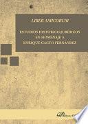 Liber Amicorum. Estudios histórico-jurídicos en Homenaje a Enrique Gacto Fernández