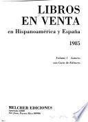 Libros en venta en Hispanoamérica y España