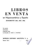 Libros en venta en Hispanoamérica y España
