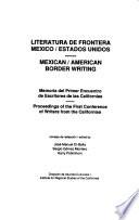Literatura de frontera México/Estados Unidos