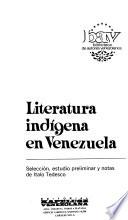 Literatura indígena en Venezuela