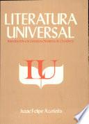 Literatura Universal. Introducción a la Literatura Moderna de Occidente