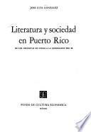 Literatura y sociedad en Puerto Rico