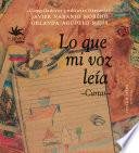 Lo que mi voz leía