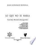 Lo que no se habla