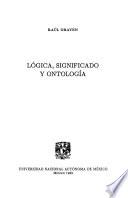 Lógica, significado y ontología