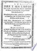 Los diez y seis libros de las epistolas o cartas
