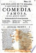 Los enganos de un engano y confusion de un papel, Comedia famosa