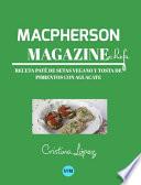 Macpherson Magazine Chef's - Receta Paté de setas vegano y tosta de pimientos con aguacate