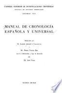 Manual de cronología española y universal