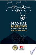 Manual de gestión de mantenimiento del equipo biomédico