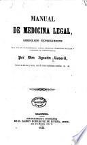 Manual de medicina legal