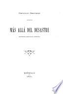 Mas allá del desastre
