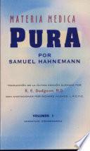 materia medica pura, vol. 1