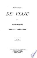 Memorandum de viaje