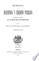 Memoria de la Secretaría de Hacienda y Crédito Público