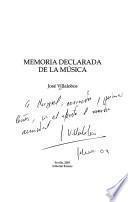 Memoria declarada de la música