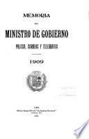 Memoria que el Ministro de Gobierno y Policia presenta al Congreso Ordinario de ...
