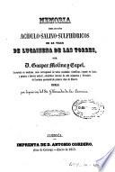 Memoria sobre los baños acídulo-salinos-sulfhídricos de la villa de Lucainena de las Torres