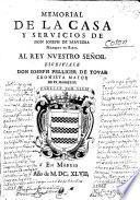 Memorial de la casa y servicios de don Joseph de Saavedra marques de Ribas ...