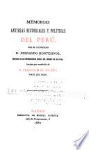 Memorias antiguas historiales y politicas del Perú