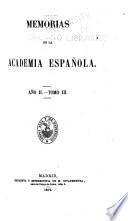 Memorias de la real academia española