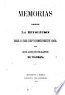 Memorias sobre la revolucion del 11 de septiembre de 1852