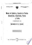Meses de sembrío y cosecha de plantas alimenticias, industriales, pastos y frutas: Departamentos de Ica y Ayacucho