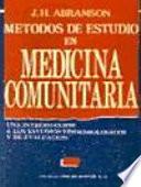 Métodos de estudio en medicina comunitaria