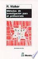 Métodos de investigación para el profesorado