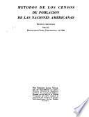 Métodos de los censos de población de las naciones americanas