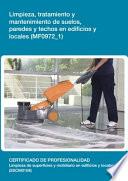 MF0972_1 - Limpieza, tratamiento y mantenimiento de suelos, paredes y techos en edificios y locales