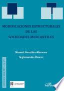 Libro Modificaciones estructurales de las sociedades mercantiles