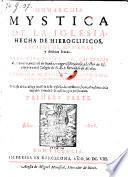 Monarchia mystica de la iglesia hecha de Gerogliphicos sacados de humanas y divinas letras