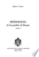 Monografías de los pueblos de Boyacá