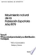 Movimiento natural de la población española