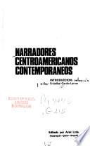 Narradores centroamericanos contemporaneos