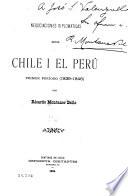 Negociaciones diplomáticas entre Chile i el Perú