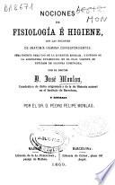Nociones de fisiología e higiene con las nociones de anatomía humana correspondientes