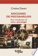Libro Nociones de psicoanálisis