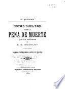 Notas sueltas sobre la pena de muerta