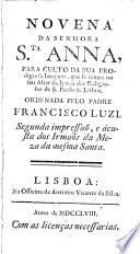 Novena Da Senhora S.ta Anna