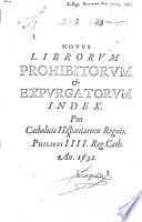 Novus index librorum prohibitorum et expurgatorum